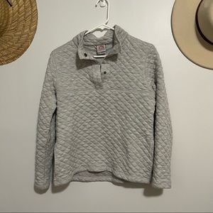 Grey Comfy Half Button Up